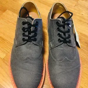 NWT TOMS Men Brogue Ash Aviator Twill Wingtips mens 7 10007000 Toms | Shoes | Nwt Toms Men Brogue Ash Aviator Twill  main image 2
